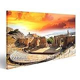 Bild Bilder auf Leinwand Taormina Theater in Sizilien, 