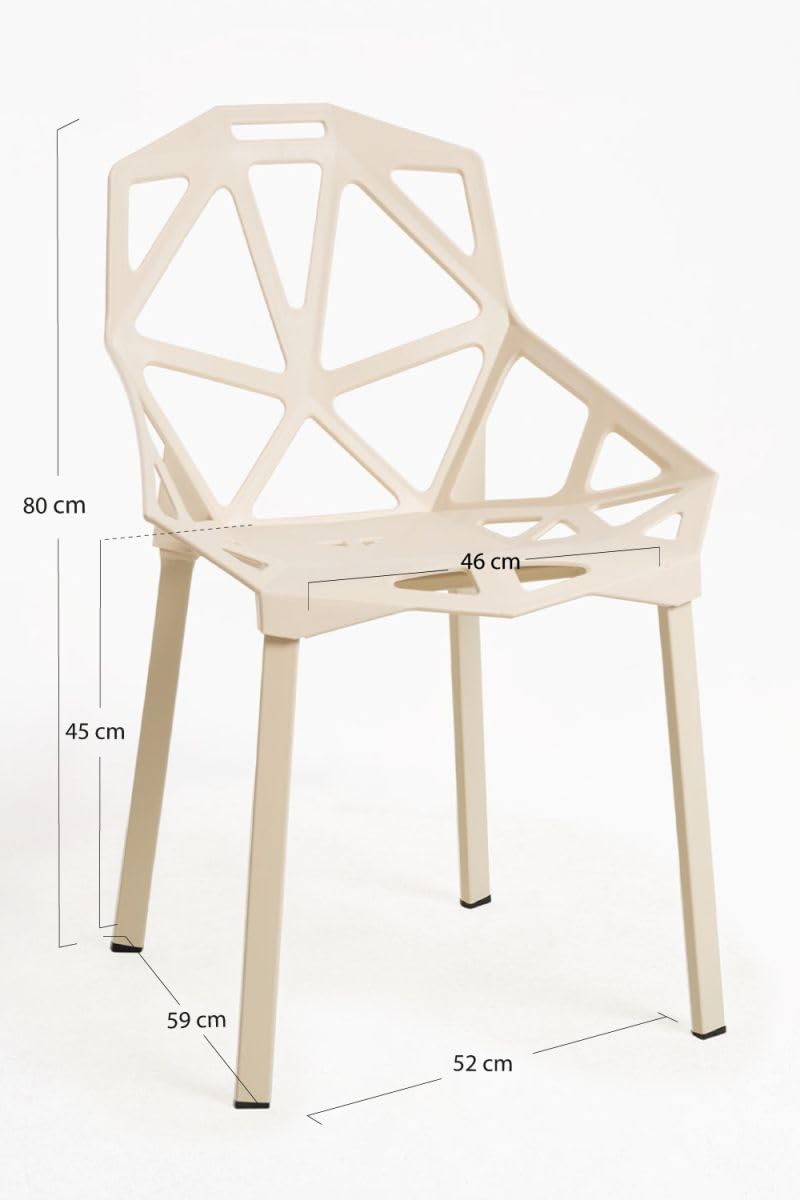Regalos Miguel - Packs Sillas Comedor - Pack 2 Sillas Omega - Beige