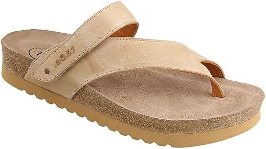 Taos Footwear Women's Lola Stone Leather Sandal 10-10.5 M US