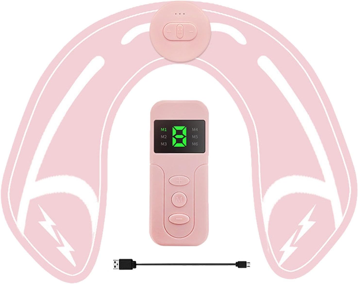 Glute Trainer, 25.7x20cm, Electric Smart Glute Stimulator, Butt Lifting Machine, Remote Controlled Rump Sculptor, Home Workout Equipment, Fitness at Home, Cream