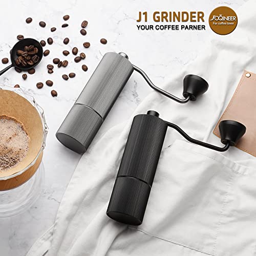 Macinacaffè Manuale, Macinacaffè Manuale in Acciaio Inossidabile Macinacaffè Manuale, Capacità 30g Macinacaffè Manuale… - immagine 7