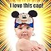 Disney Baby Boys Mickey Mouse Red and Blue Cotton Baseball Cap - Age 12-24 Months