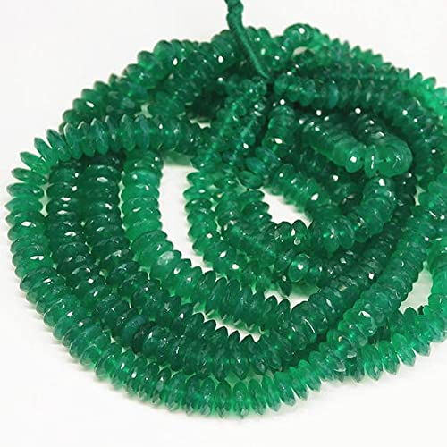 Perles de pierre verte pour créer vos bijoux bohèmes chics uniques en onyx naturel