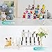 Acrylic Display Risers,Clear Shelf 3 Tier Cupcake Display Stand Steps for Food Desserts Stand Perfume Organizer Funko POP Collections，Small Mini Display Stand for Organizer and Decoration(12x8x6Inch)