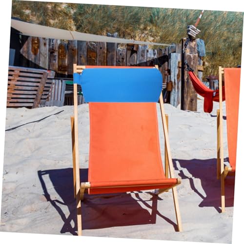 Almohada para silla reclinable de playa portátil para camping y exteriores 6