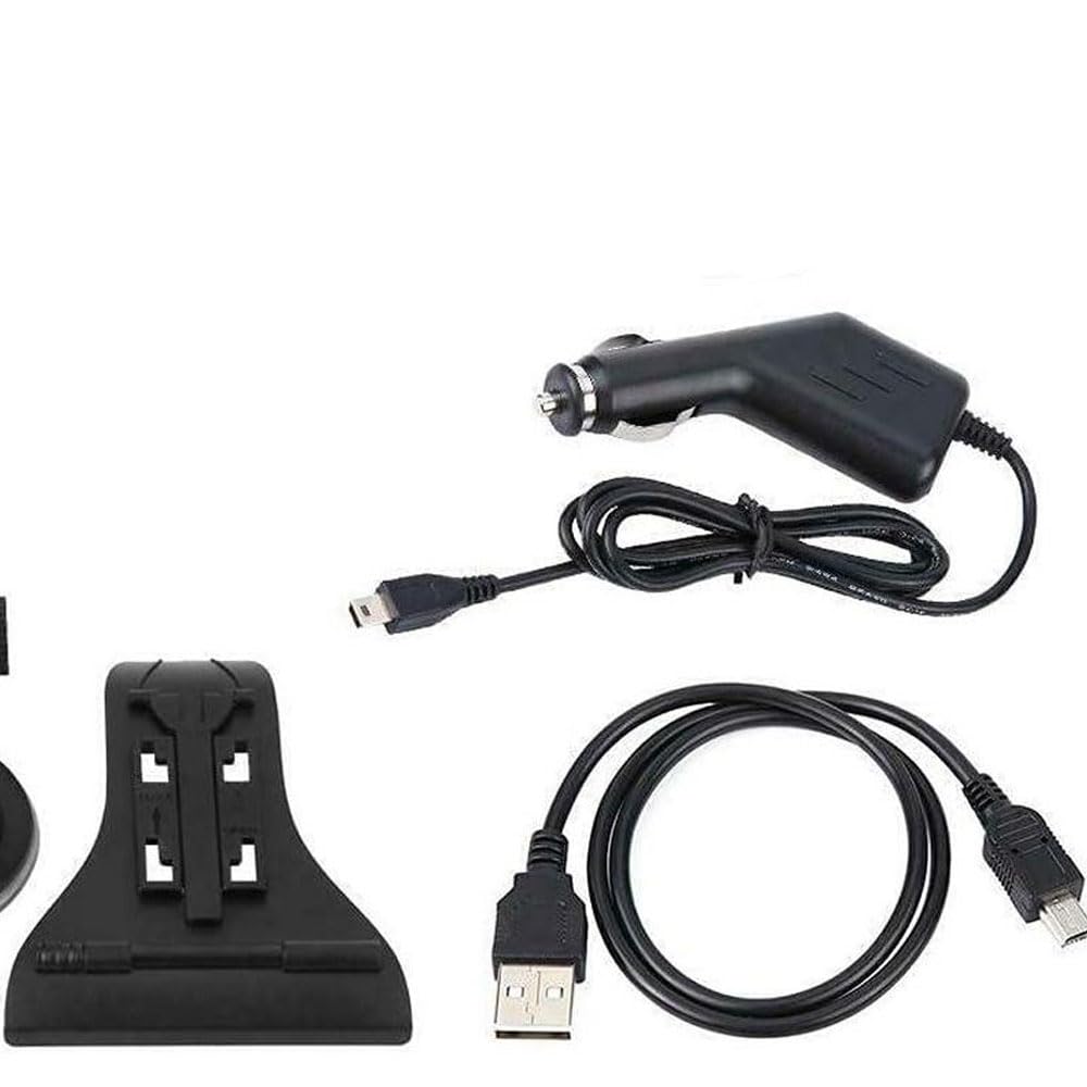 Riloer Navegación GPS Coche, Sistema GPS portátil para Coche de 7 Pulgadas GPS ROM FM USB Recargable, Sistema de navegación Dual 2D/3D, Dispositivos de navegación para automóviles