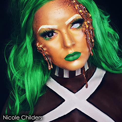 Image of Mehron Makeup Paradise Makeup AQ Refill Size | Stage & Screen Performance, Face & Body Painting, Beauty, Cosplay, and Halloween | Water Activated Face Paint, Body Paint .25 oz (7 ml) (MANGO)