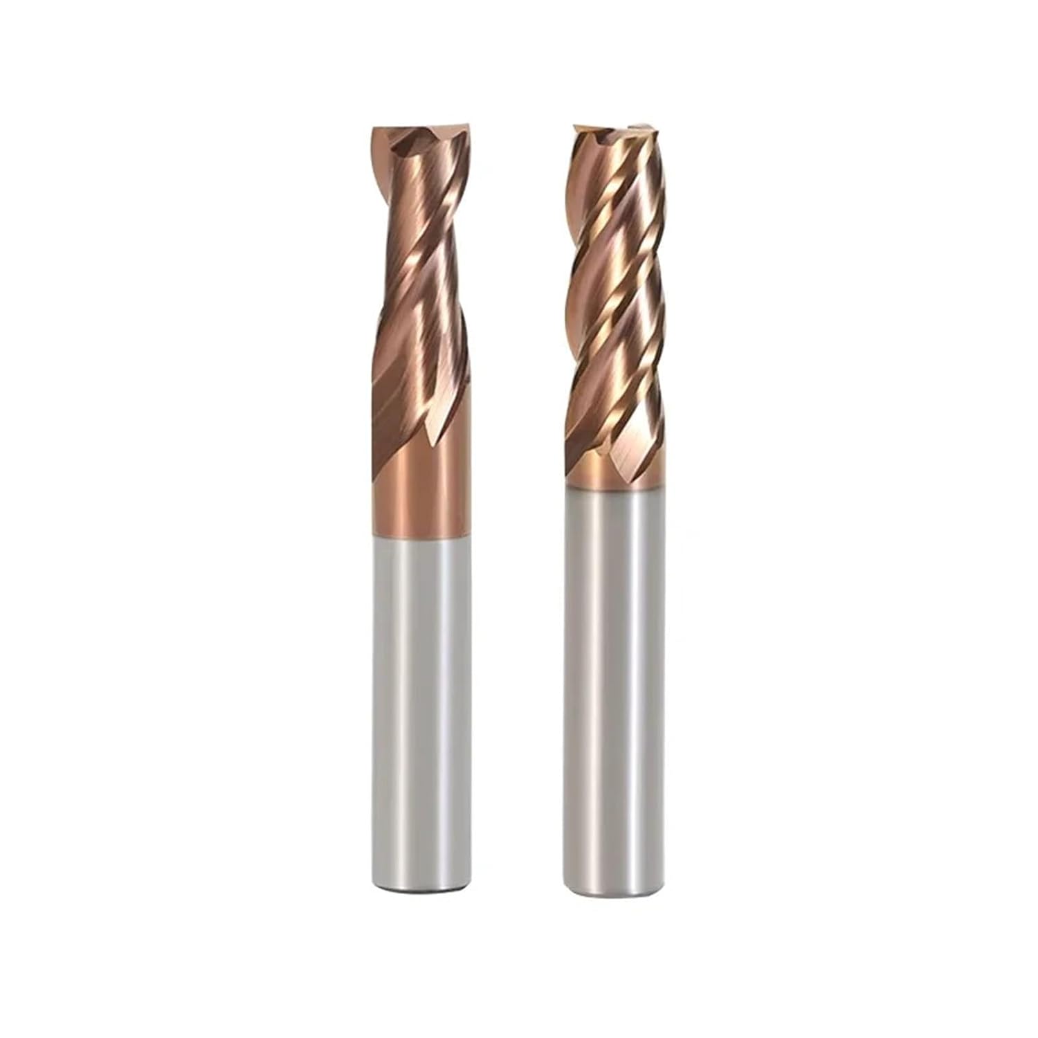 HRC55 Carbide End Mill 2/4 Flutes Milling Cutter Alloy Coating Tungsten Steel Cutting Tool CNC Maching Endmill 1-20mm 1Pcs(D5x6Dx13x50L)