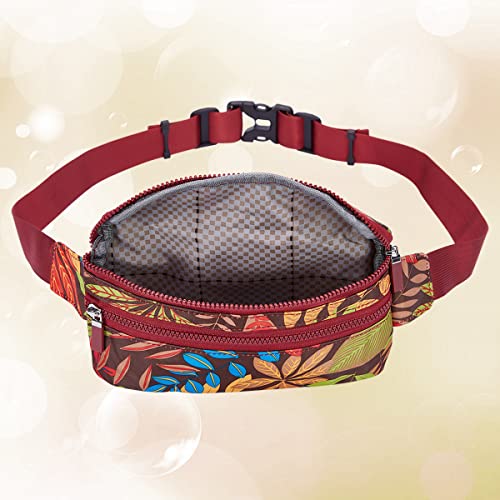 Image of Goothdurs Fanny Pack for Women Men Fashion Waist Bag Waterproof Hip Bum Bag with Adjustable Belt for Running Travel Hiking Cycling Money