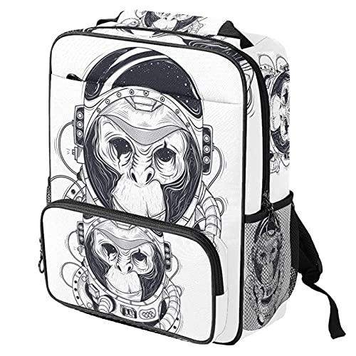 Sac à dos ordinateur portable avec motif singe animal pour vos journées au bureau ou en cours