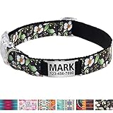 Durable para Perros Fuertes - El collar del perro está creado con una fibra de poliéster suave y duradera, muy sólida para perros fuertes.