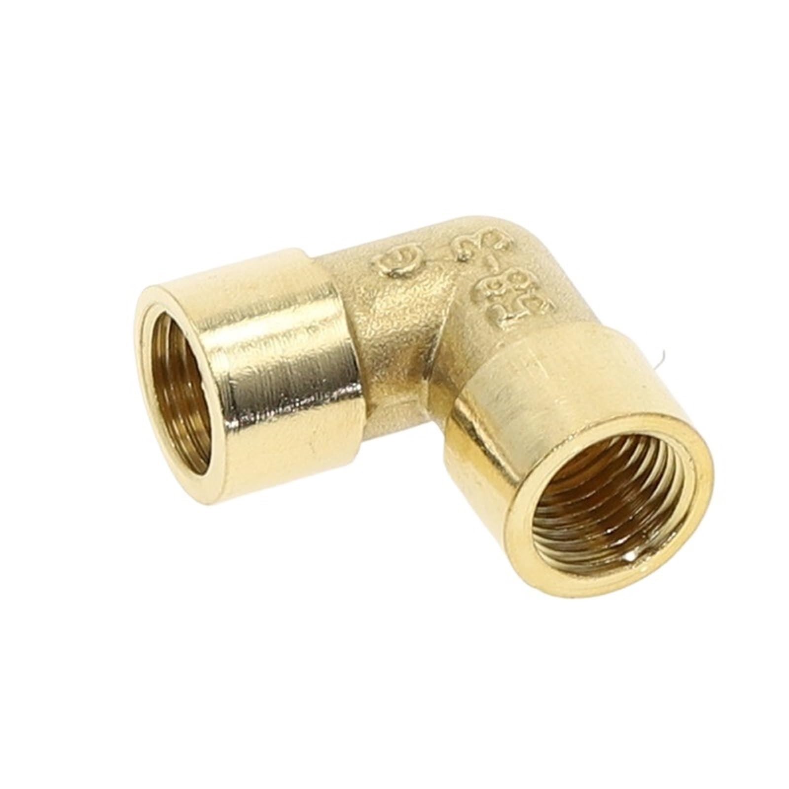 Mexeword Men's One Color Brass Pipe Fittings Bsp Fe Thread Elbow Nut Gasket