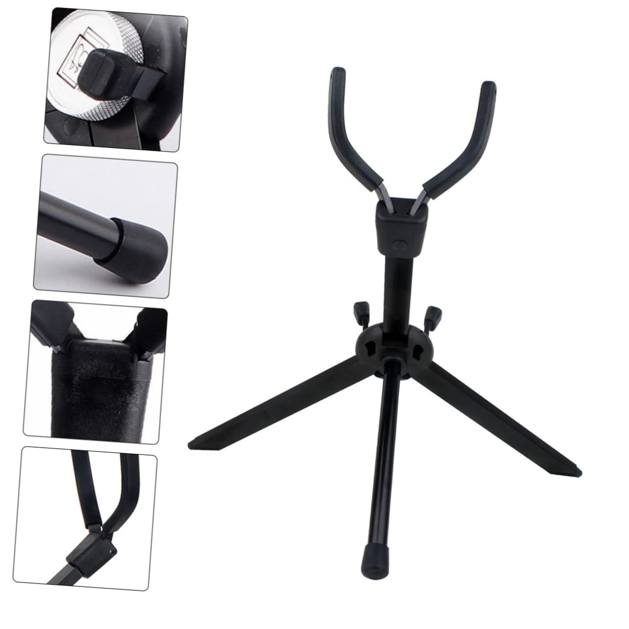 Mikinona Supporto Per Sassofono e Portatile Rack Per Sassofono Pratico Per Casa e Negozio Supporto Resistente e Compatto Per Strumenti Musicali