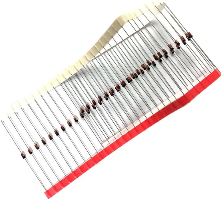 50 Pcs Zener Diode 1N4746A 1N4746 1N4747A 1N4747 DO-41 1W 18v 20v (Color : 1N4745A 16v)