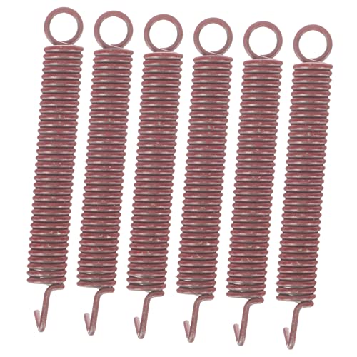 WEKADRIN 6個 電気ギター用 トレモロテンションスプリング 耐久性メタル製 交換用ブリッジスプリング 軽量で取り付け簡単 エレキギター ベー