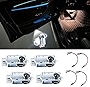 JAZZIO LED Car Door Light Projector Courtesy LED Laser Welcome Logo Lights Accessories Compatible with A1/A3/A4/A5/A6/Q3/Q5/Q7/A7/A8/R8/TT