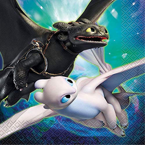 How to Train Your Dragon 3 Party Supplies 32 Pack Lunch Napkins