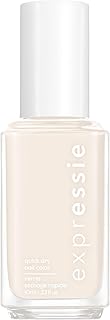 Essie expressie, Quick-Dry Nail Polish, 8-Free Vegan, Eggshell White, Da...