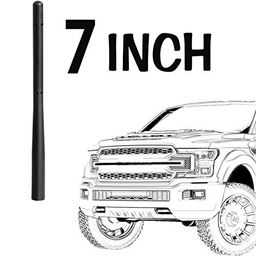 ASOOLL 7" Flexible Rubber Antenna for Ford F150 F250 F350 Super Duty 1997-2019