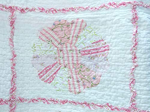 Cozy Line Home Fashions Flora Print Pattern Cotton Reversible Coverlet Bedspread Quilt Bedding Set | Cozy Line Home Fashions Flora Print Pattern Cotton Reversible Coverlet Bedspread Quilt Bedding Set - Image 7