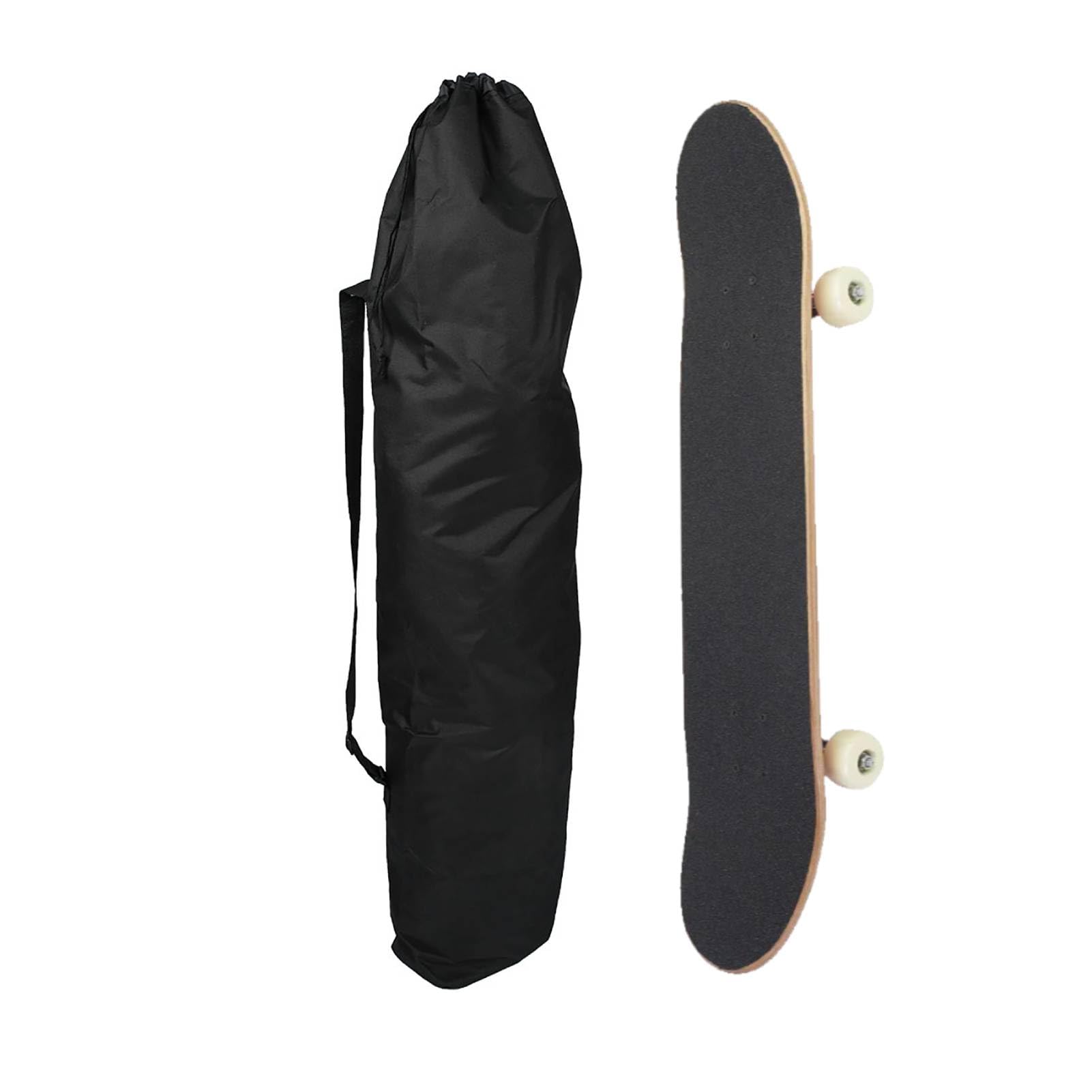 Jwthee Longboard Skateboard Bag, Snowboard Bag Portable Skateboard Longboard Carry Bag Foldable Skateboard Shoulder Bag 120x38cm Waterproof 600D Oxford Cloth