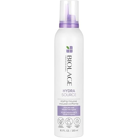Biolage Hydra Source Styling Mousse: Tame Dry Hair with Natural Movement
