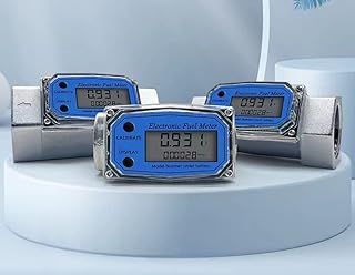 1.5inch Digital Turbine Flow Meter Digital Display Flow Meter （40-280LPM） for Kerosene Diesel Gasoline methanol Digital Fuel Flow Meter