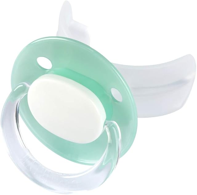 Dentistar® STOPPi Soother Weaning Dummy for Babies and Toddlers Aged 24+ Months, with Silicone Teat and Bite Block, BPA- and PVC-Free Materials and Made in Germany - Cyan