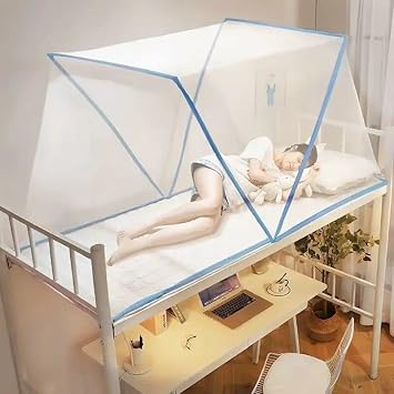 zyhfcfff-sd Bunk Bed Curtain Dormitory Blackout Curtain,bunk Curtains Forb Top Bunksingle Tent,easy Up Portabl Pop Canopy,Student Sleep Privacy Screen  Color Blue , Size 190*80*80cm