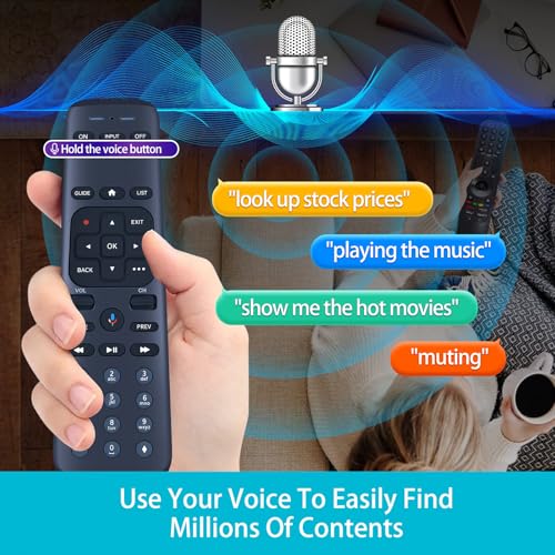 Télécommande DirecTV Stream à commande vocale et clavier rétroéclairé ZWP