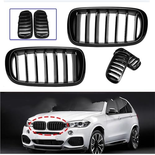 Grille de phare antibrouillard ventilée pour pare-chocs BMW - 2