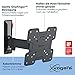 Vogel's Comfort TVM 3225 Schwenkbare TV-Wandhalterung für 19-43 Zoll Fernseher, Max. 15 kg, Schwenkbar bis zu 120°, Full-Motion TV Halterung max. VESA 200x200, Universelle Kompatibilität