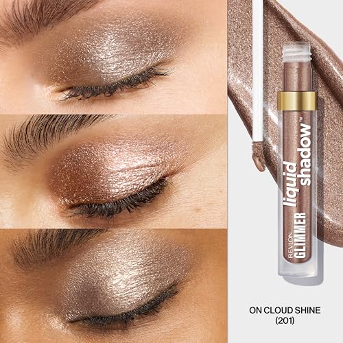 REVLON Glimmer Liquid Shadow, 201 On Cloud Shine, 0.10 fl oz - image 2