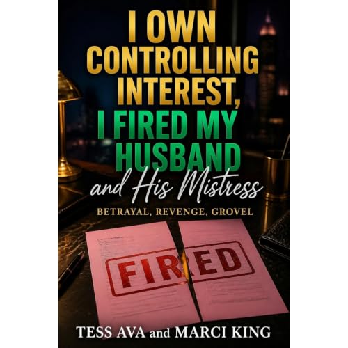 I OWN CONTROLLING INTEREST, I FIRED MY HUSBAND AND HIS MISTRESS Audiolibro Por Marci King, Tess Ava arte de portada