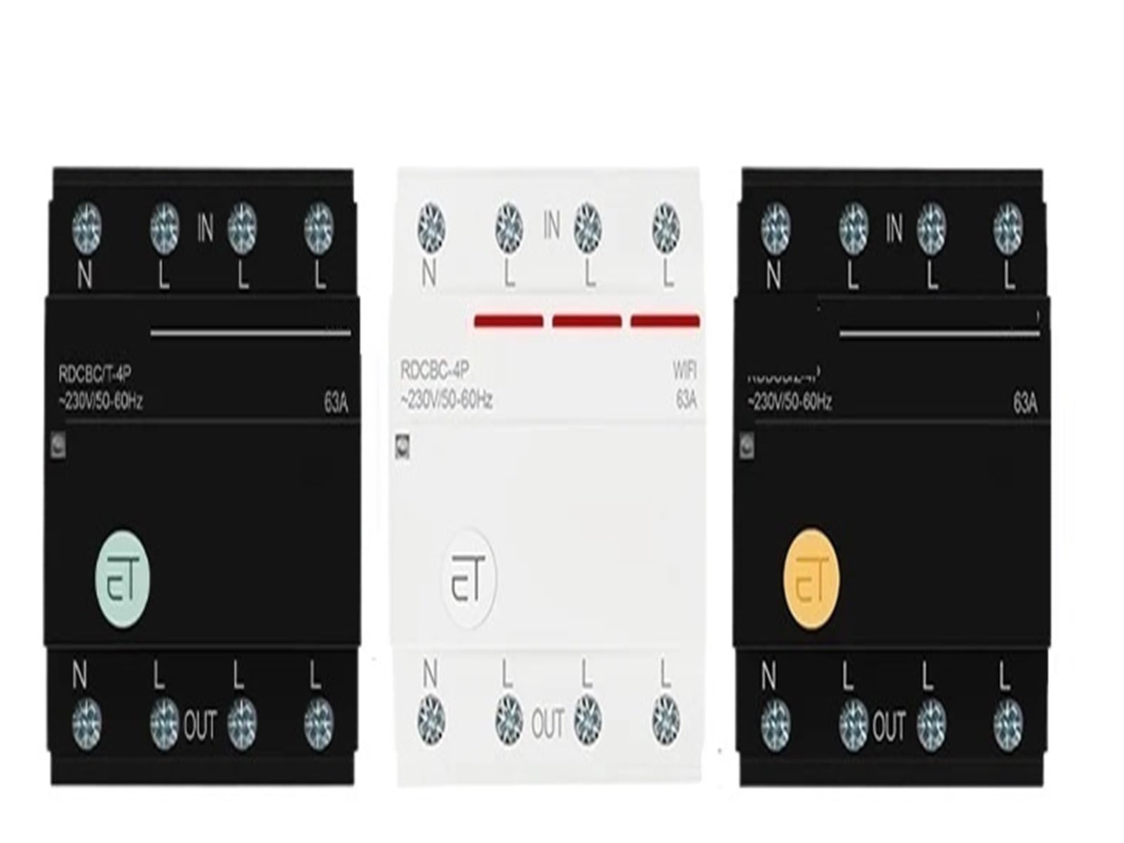 1 pz 3P+N Interruttore Relè Timer Controllo Vocale for Alexa Home(Tuya ZigBee,63A)