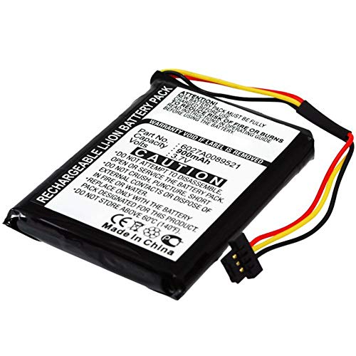 subtel® Batterie 6027A0089521 ICP553443E P11P17-11-S01 900mAh pour Tomtom One IQ Routes Edition Central Europe Western Europe Regional Canada 310 GPS système Navigation, Accu de Rechange Remplacement