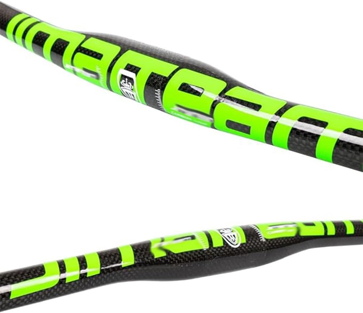Carbon Fibre Handlebar Mountain Bike Flat Handlebars Riser Bars 31.8mm*580/600/620/640/660/680/700/720/740/760mm MTB Handlebars Extra Long Bar Ultralight(Blue,700mm)