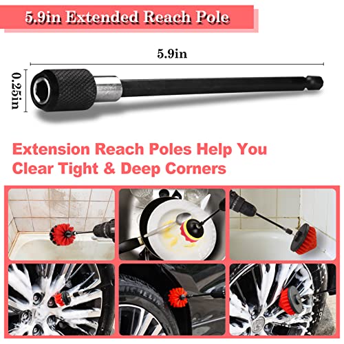 24Pcs Car Detailing Brush Set, Car Detailing & Wash Kit, Auto Detailing Drill Brush Set, Car Detailing Brushes With Cleaning Gel, Car Accessories For Women,Car Cleaning Tools Kit For Interior,Exterior #TOP5