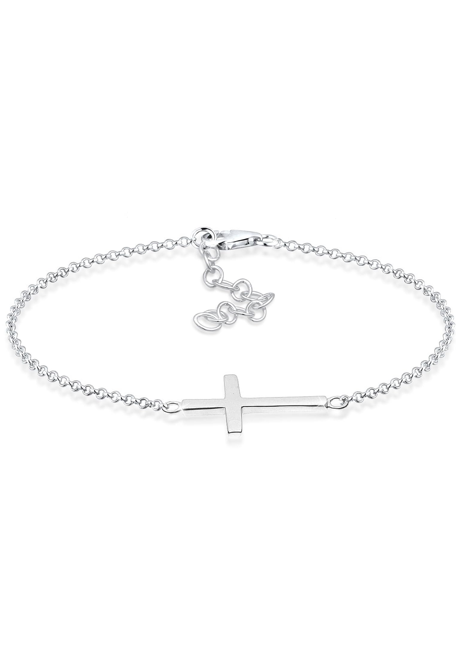 Elli Bracelet Women Cross Symbol Classic in 925 Sterling Silver
