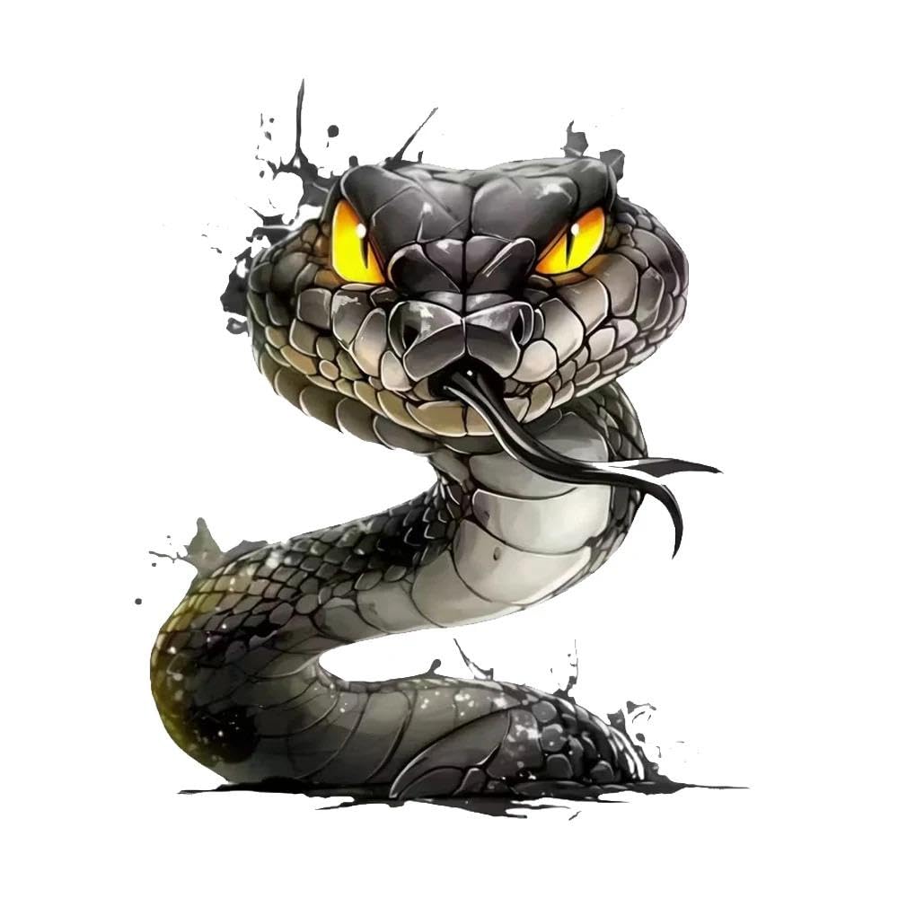 Snake Decal Waterproof Car Sticker Exterior Decorative Accessories(15cm)