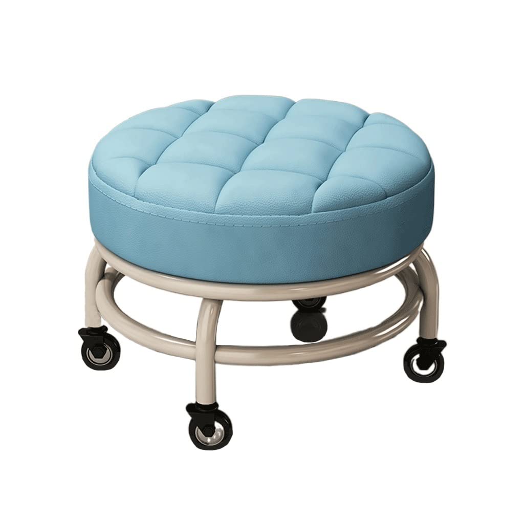 Banc à chaussures à roulettes et poulie pour entrée et salon