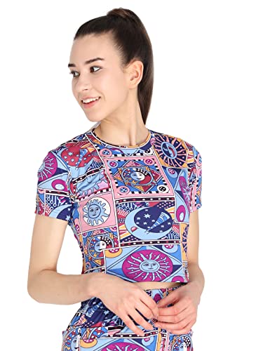 Image of CHKOKKO Women's Polyester Regular Fit Crop Top