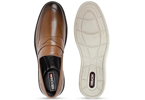 Ferracini Monterrey, Sapato Masculino, Marrom (Whisky), 40