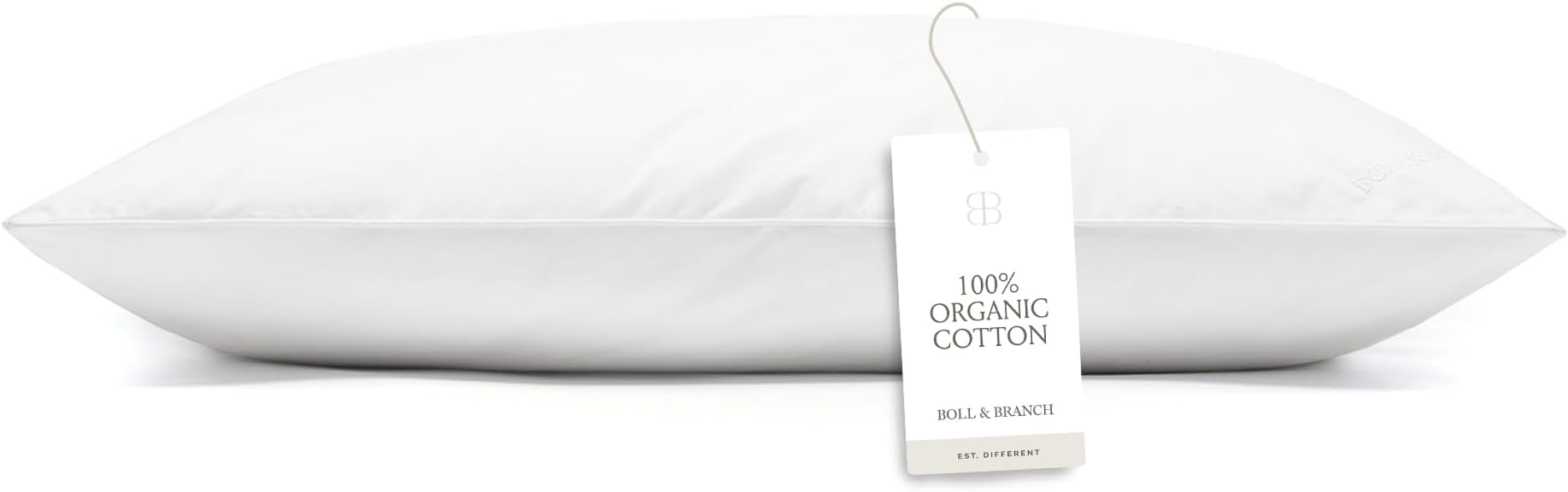 - BOLL & BRANCH Down Alternative Pillow - Medium, King - Cooling Shell - Hypoallergenic Primaloft Luxury Down Alternative Fill - Superior Support