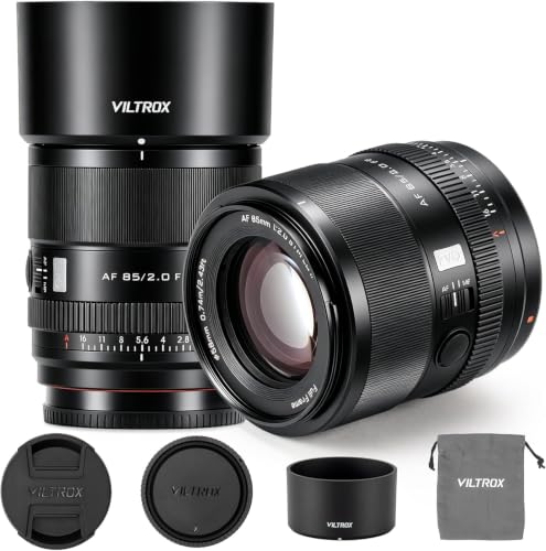 Viltrox 85mm F2.0 Full Frame Auto Focus Prime Lens for Sony E Mount STM Silent Portrait Lens for Sony FE a7iv a7c ii a7rv a9ii zve1 fx3 zv-e10 ii a6700 a6600 A7M4