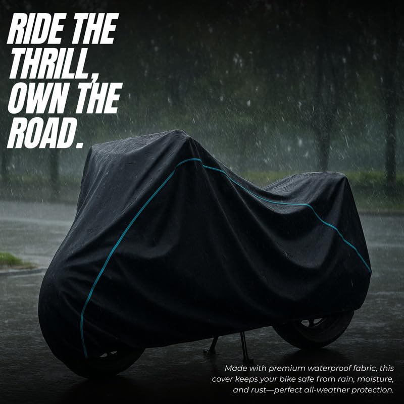 Image of Custom Fit Waterproof Bike Cover for Interceptor 650 | Protection from UV Rays, Dust, Rust, Heat