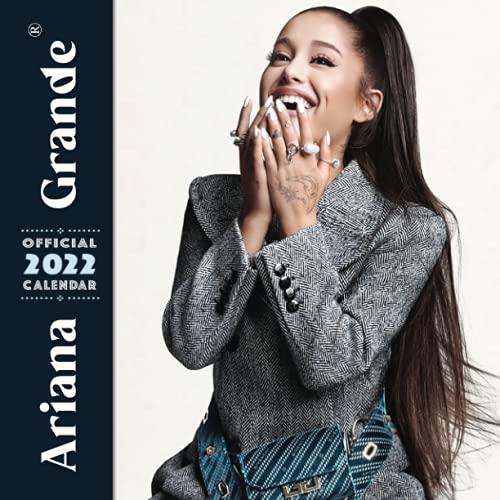 Ariana Grande Calendar 2022: Ariana Grande 2022 Calendar with Notes Section, Monthly Square Calendar from September 2021 to December 2022 with 18 Exclusive Ariana Grande Photo Shoots
