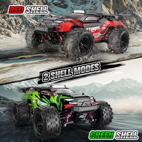Image of 1:18 RC Cars, 2.4GHz 4WD High Speed 40 KM /H Remote Control car with Drift Wheel, All Terrain Off Road Monster Truck RC Drift Car with Gyro for Adults Boys 8-12