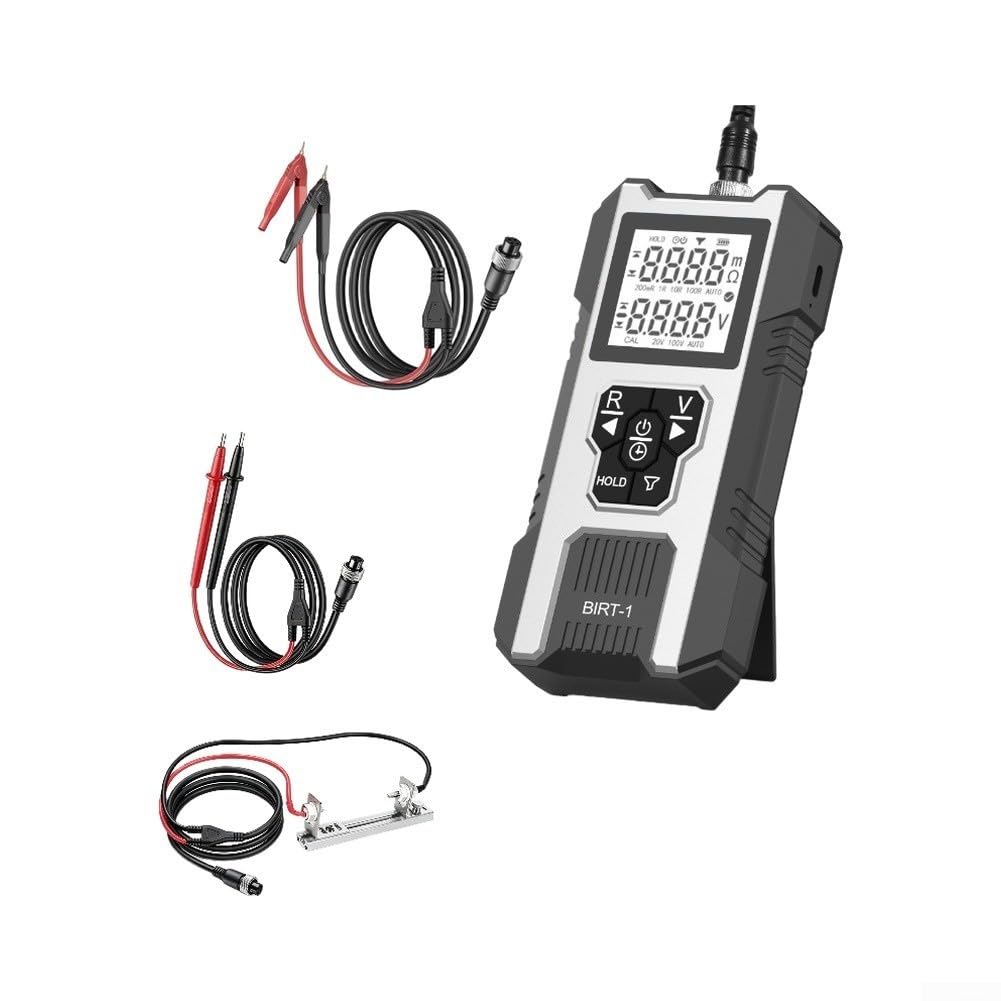 Multímetro digital 100 V 200Ω tipo C para batería de coche multímetro