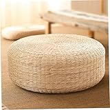 Confortable et offrant un bon soutien : doté d'une combinaison de rembourrage interne en jonc et d'une structure en fer, ce coussin offre une surface d'assise ferme mais offrant un bon soutien, idéale pour une assise prolongée, ce qui le rend idéal pour les adultes pratiquant la méditation de Bouddha ou tout simplement se détendre.